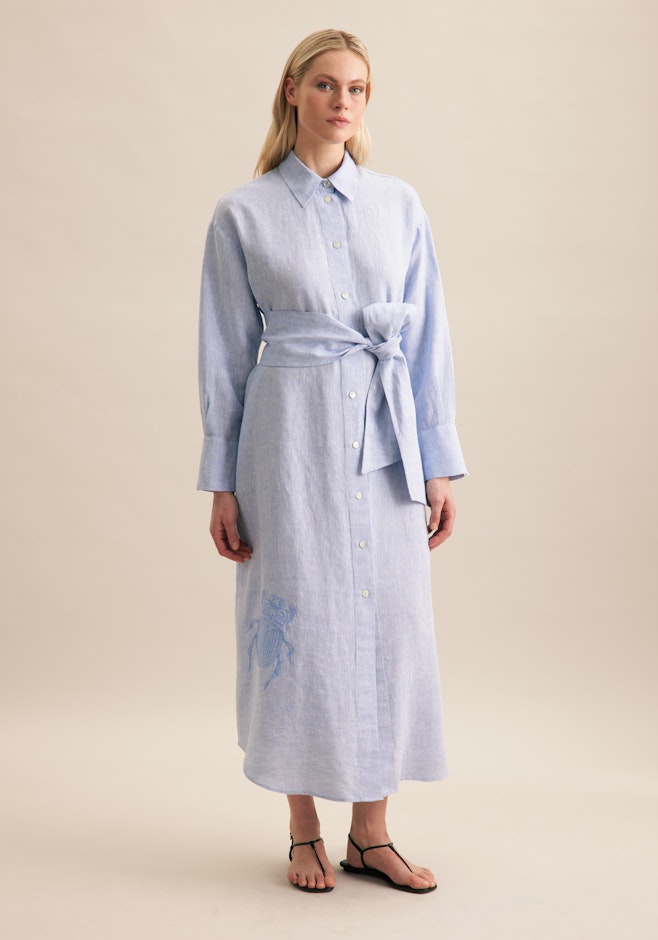 Kleid Uni in Mittelblau | Seidensticker Onlineshop