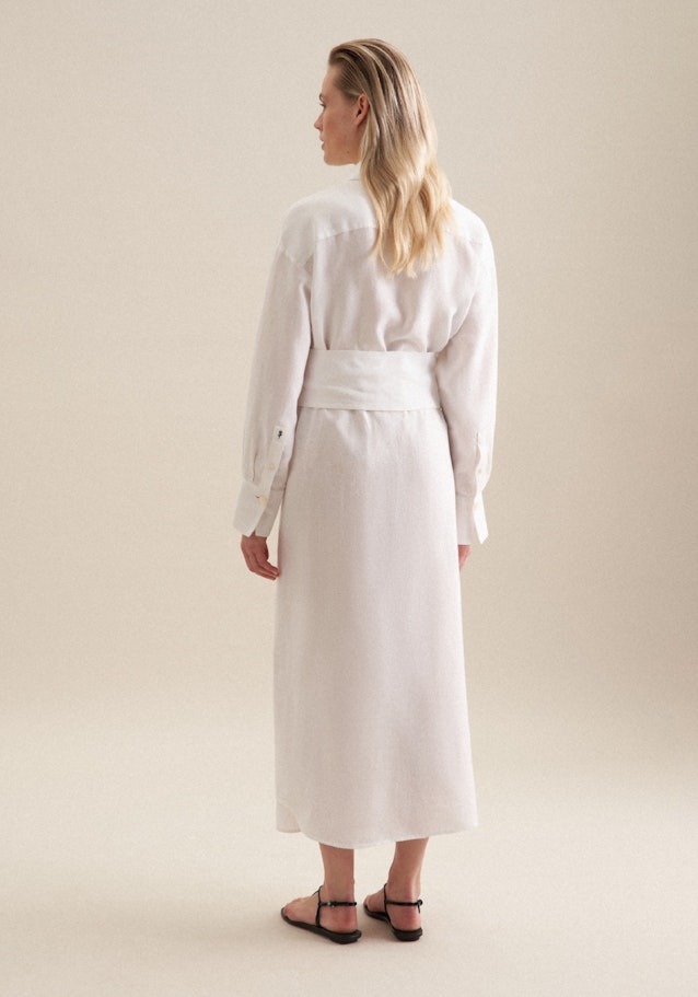 Leinen Maxi Kleid in Weiß | Seidensticker Onlineshop