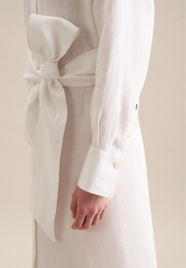 Leinen Maxi Kleid in Weiß |  Seidensticker Onlineshop