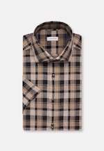 Regular Business shirt Check in Dark Blue |  Seidensticker Onlineshop