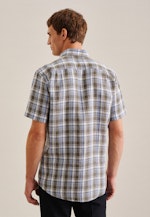 Regular Chemise d'affaires carreaux in Vert |  Seidensticker Onlineshop