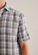 Regular Chemise d'affaires carreaux in Vert |  Seidensticker Onlineshop