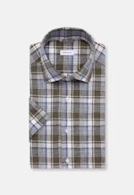 Regular Chemise d'affaires carreaux in Vert |  Seidensticker Onlineshop