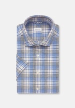 Regular Business Hemd Karo in Hellblau |  Seidensticker Onlineshop