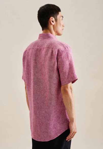 Regular Business Hemd Uni in Rosa/Pink |  Seidensticker Onlineshop