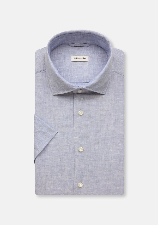 Regular Chemise d'affaires Uni dans Bleu Clair | Boutique en ligne Seidensticker