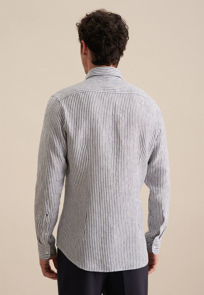 Slim Chemise d'affaires rayures dans Bleu Foncé | Boutique en ligne Seidensticker