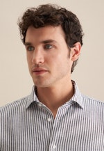 Slim Business Hemd Streifen in Dunkelblau |  Seidensticker Onlineshop