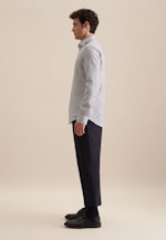 Slim Business Hemd Streifen in Dunkelblau |  Seidensticker Onlineshop