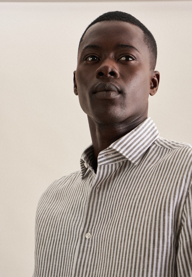 Slim Chemise d'affaires rayures in Vert |  Seidensticker Onlineshop