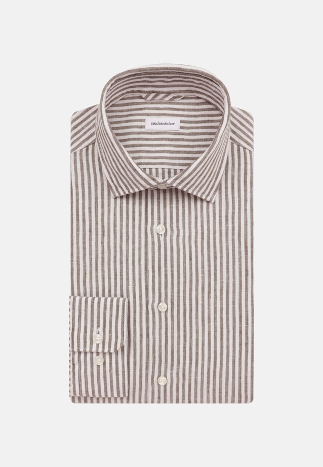 Business Shirt in Slim with Kent-Collar in Green |  Seidensticker Onlineshop