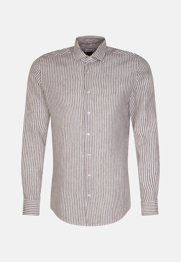 Slim Business Hemd Streifen in Grün |  Seidensticker Onlineshop