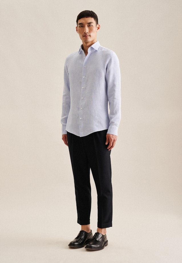 Slim Business shirt Stripe in Light Blue |  Seidensticker Onlineshop