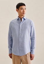 Slim Chemise d'affaires Petit motif in Vert |  Seidensticker Onlineshop