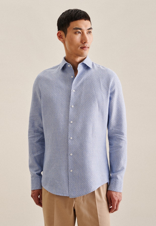 Slim Chemise d'affaires Petit motif in Vert |  Seidensticker Onlineshop
