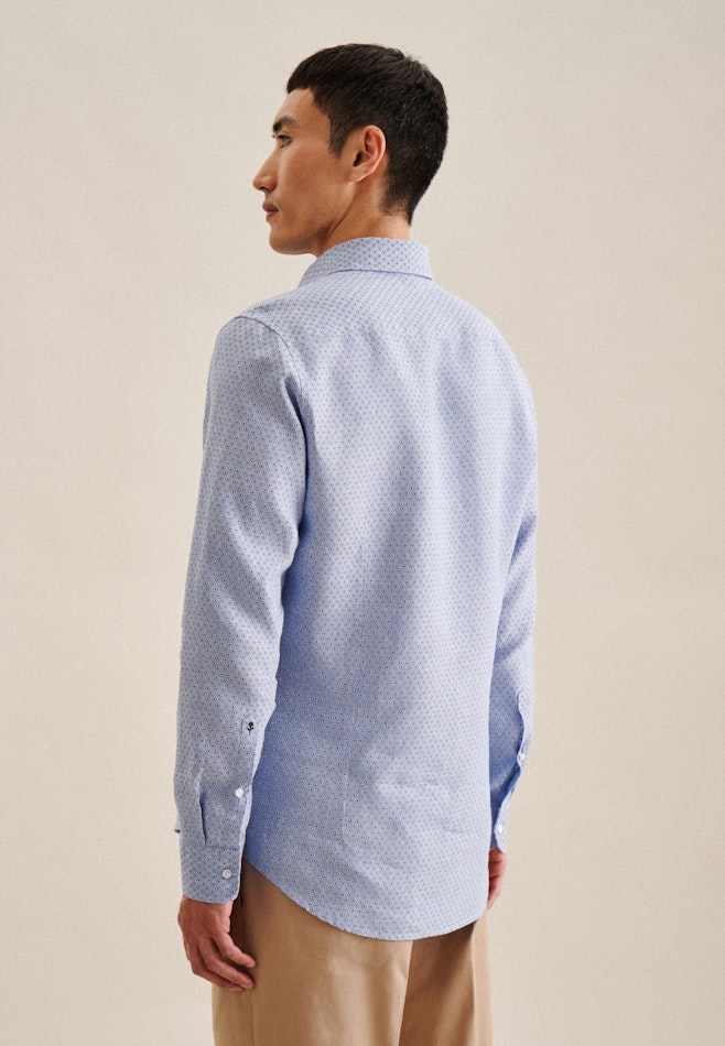 Slim Business Hemd Kleinmuster in Grün | Seidensticker Onlineshop