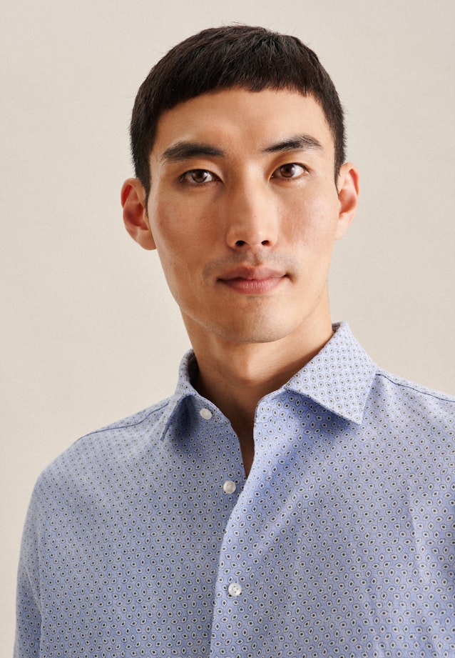 Slim Chemise d'affaires Petit motif in Vert |  Seidensticker Onlineshop