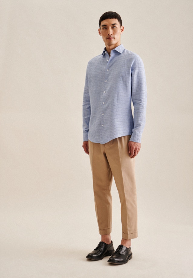 Slim Chemise d'affaires Petit motif in Vert |  Seidensticker Onlineshop