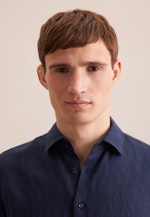 Slim Business Hemd Uni in Dunkelblau |  Seidensticker Onlineshop