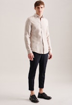 Business Shirt in Slim with Kent-Collar in Brown |  Seidensticker Onlineshop