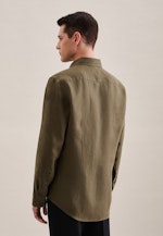 Slim Business Hemd Uni in Grün |  Seidensticker Onlineshop