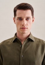 Slim Business Hemd Uni in Grün |  Seidensticker Onlineshop