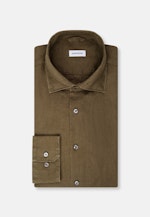 Slim Business Hemd Uni in Grün |  Seidensticker Onlineshop