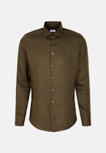 Slim Business Hemd Uni in Grün |  Seidensticker Onlineshop