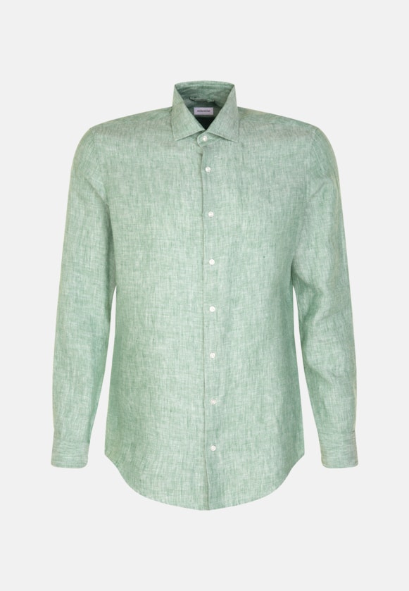 Slim Business shirt Uni in Green |  Seidensticker Onlineshop
