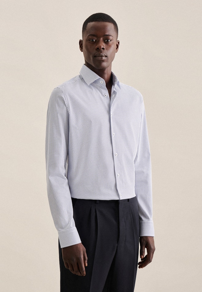 Performance shirt in Slim with Kent-Collar in Light Blue | Seidensticker online shop
