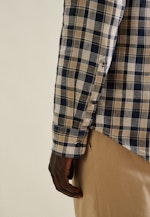 Shaped Chemise d'affaires carreaux in Bleu Foncé |  Seidensticker Onlineshop