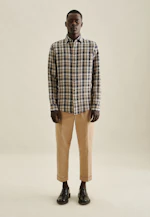 Shaped Business shirt Check in Dark Blue |  Seidensticker Onlineshop