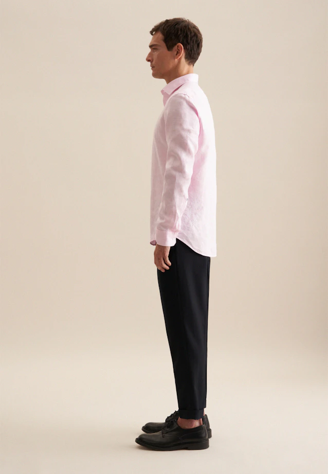 Shaped Business Hemd Uni in Rosa/Pink |  Seidensticker Onlineshop