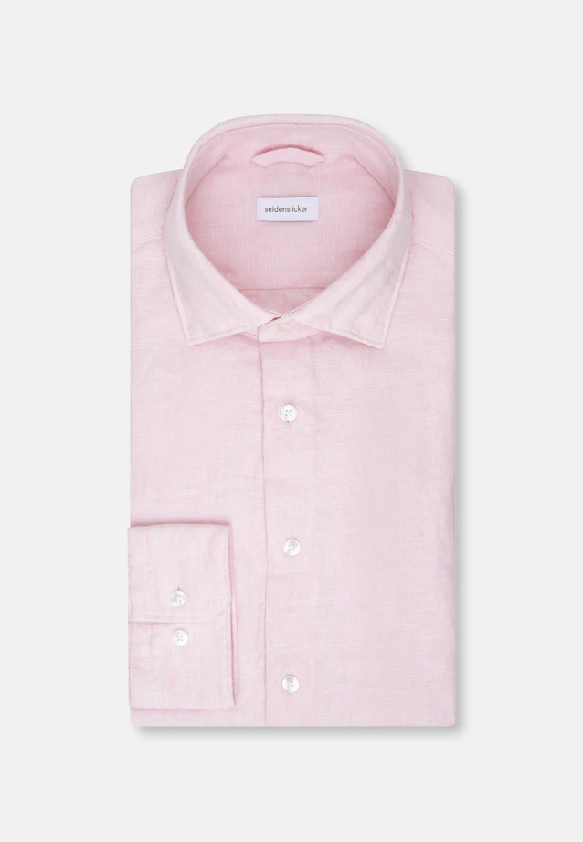 Shaped Business Hemd Uni in Rosa/Pink |  Seidensticker Onlineshop