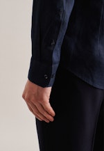 Shaped Business shirt Uni in Dark Blue |  Seidensticker Onlineshop