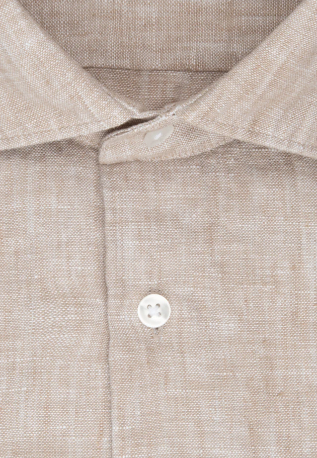 Shaped Business shirt Uni in Brown |  Seidensticker Onlineshop