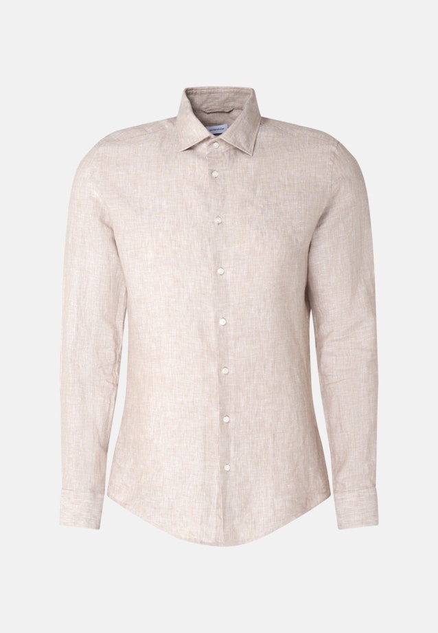 Shaped Chemise d'affaires Uni in Marron |  Seidensticker Onlineshop