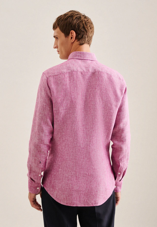 Shaped Business shirt Uni in Pink |  Seidensticker Onlineshop