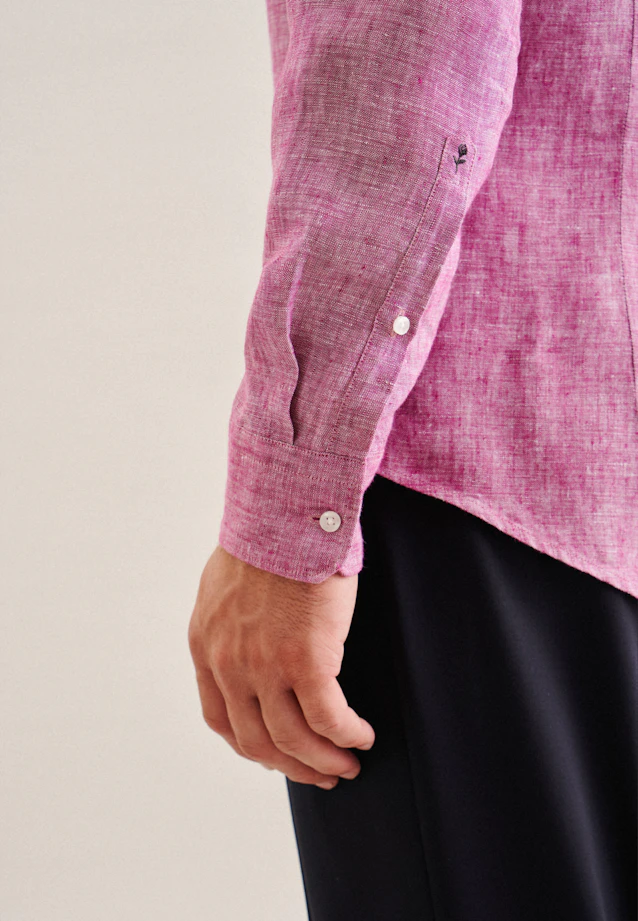 Shaped Business shirt Uni in Pink |  Seidensticker Onlineshop