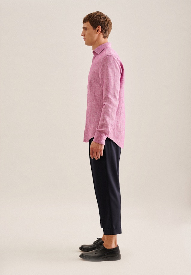 Shaped Business Hemd Uni in Rosa/Pink |  Seidensticker Onlineshop