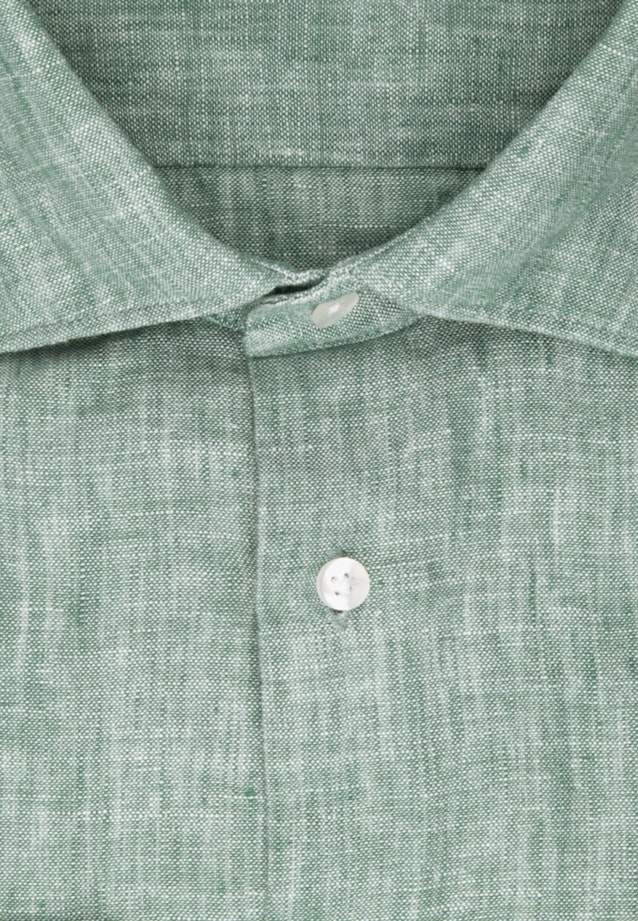 Shaped Business shirt Uni in Green |  Seidensticker Onlineshop