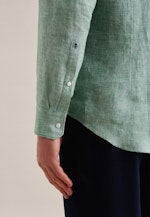 Shaped Business shirt Uni in Green |  Seidensticker Onlineshop