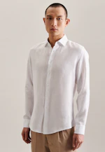 Shaped Business shirt Uni in White |  Seidensticker Onlineshop