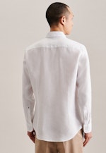 Shaped Business shirt Uni in White |  Seidensticker Onlineshop