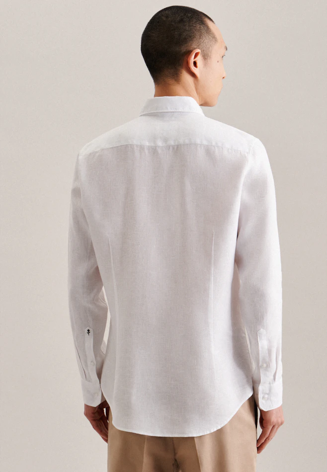 Shaped Chemise d'affaires Uni dans Blanc | Boutique en ligne Seidensticker