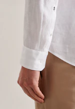 Shaped Business shirt Uni in White |  Seidensticker Onlineshop
