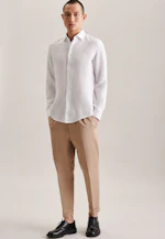 Shaped Business shirt Uni in White |  Seidensticker Onlineshop