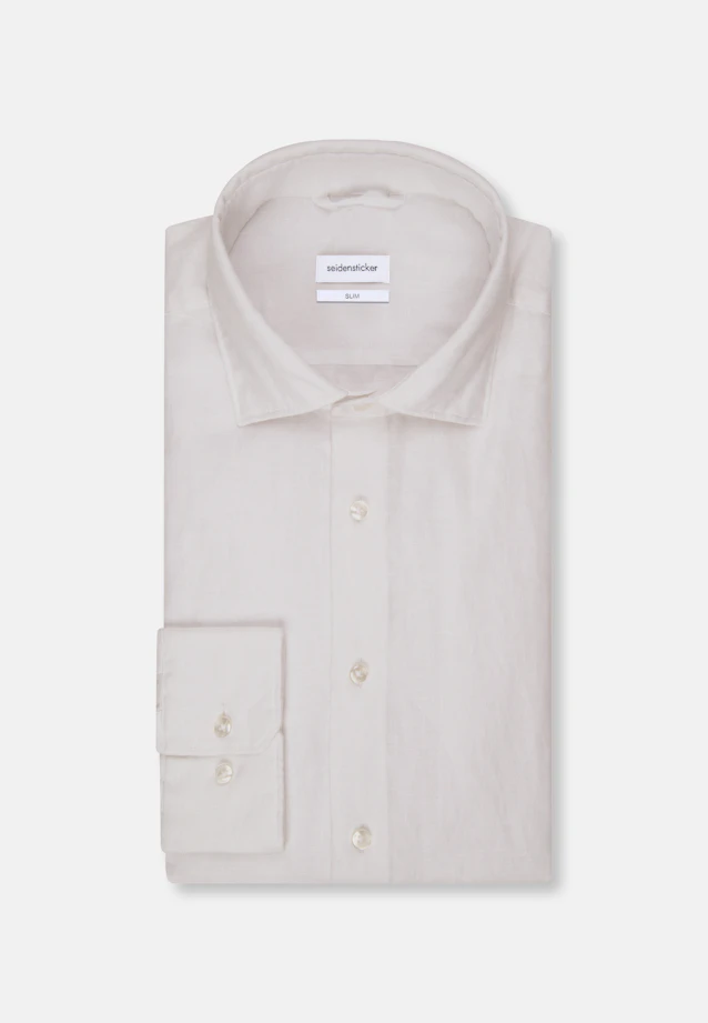 Shaped Business shirt Uni in White |  Seidensticker Onlineshop