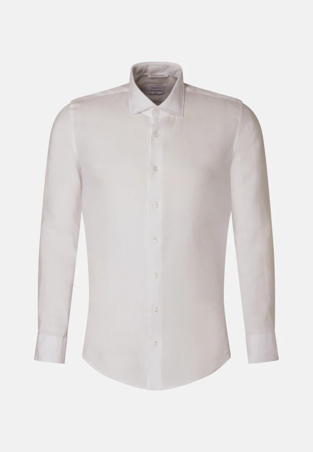 Shaped Business shirt Uni in White |  Seidensticker Onlineshop
