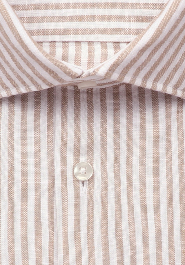 Business Shirt in X-Slim with Kent-Collar in Brown |  Seidensticker Onlineshop